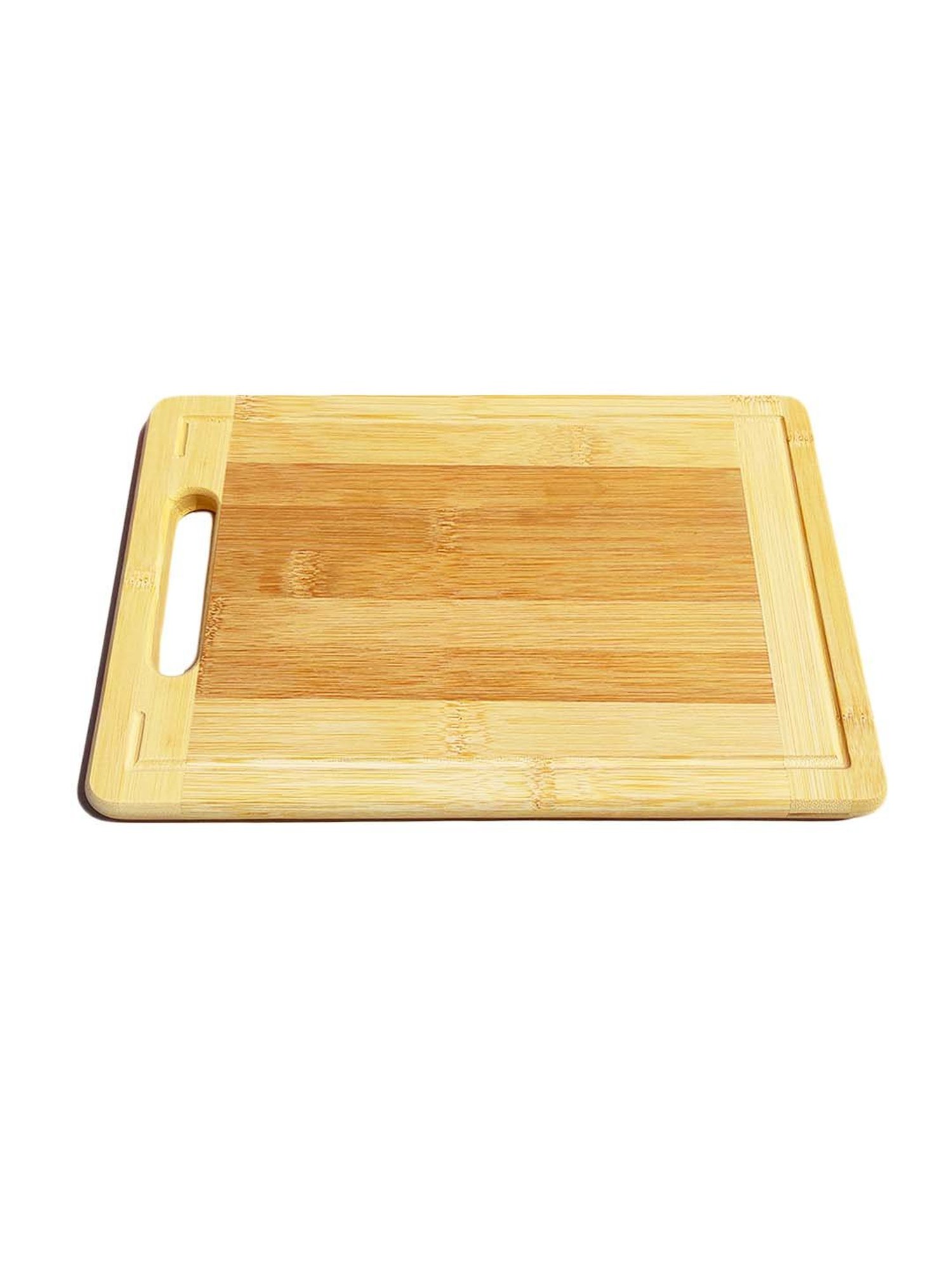 Crayton Beige & Brown Bamboo Chopping Board - Set of 1