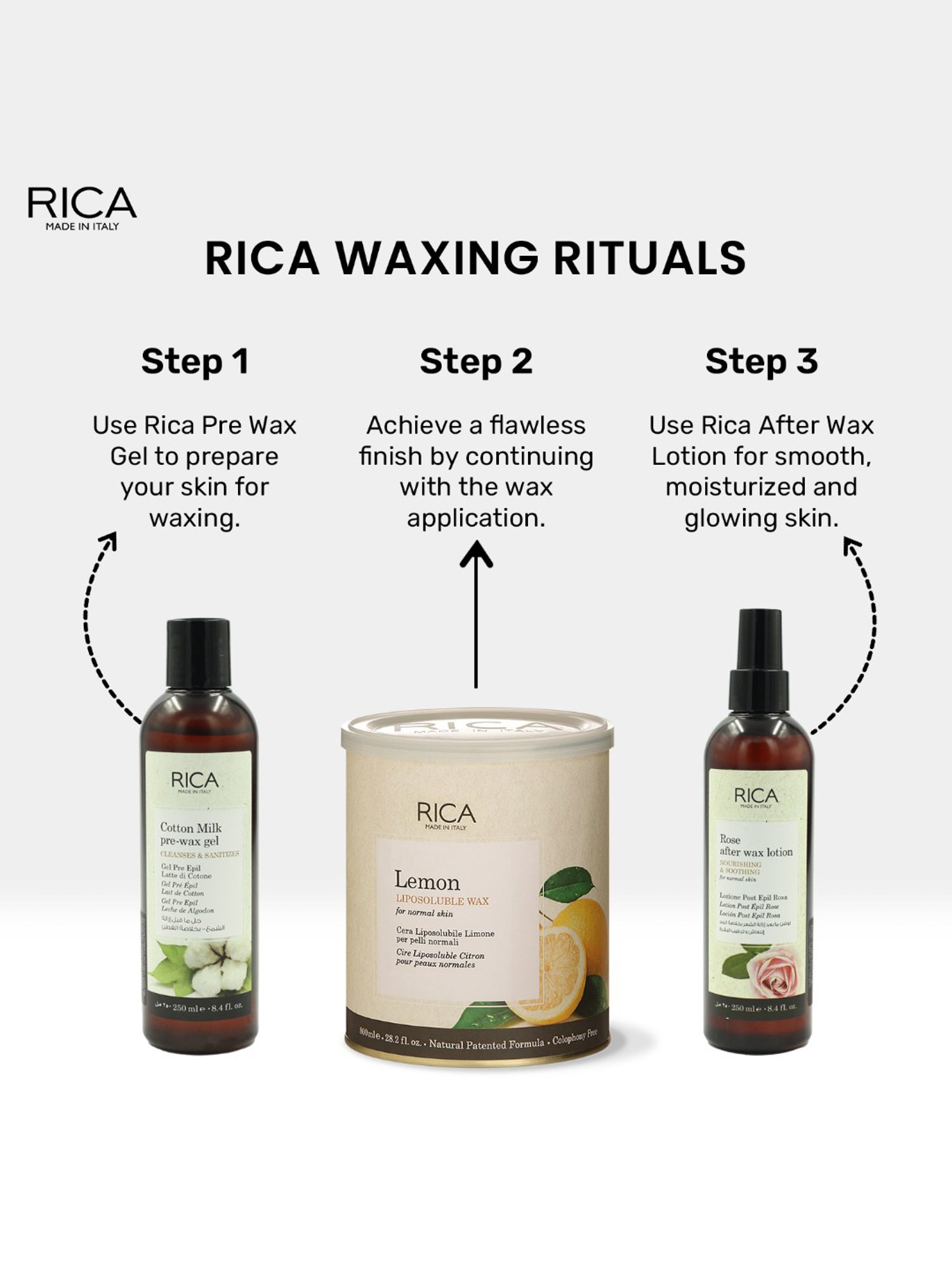 Rica Lemon Wax - 800 ml