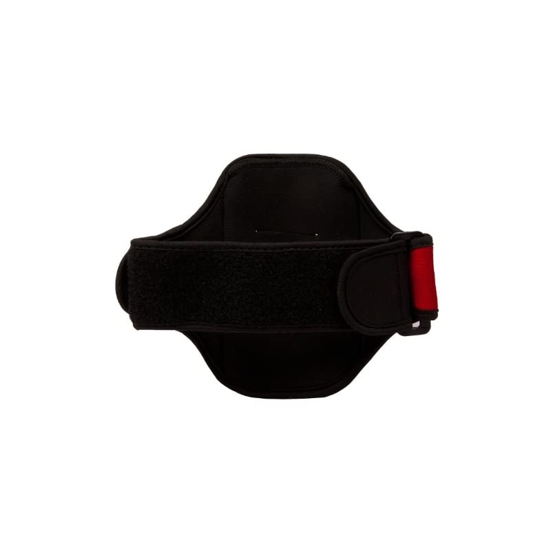 OEM VG Brand Red Armband with Sweat Resistant Lining and Unique Key Pocket for Nokia Lumia 920 Smart Phone + VanGoddy Wrist Band