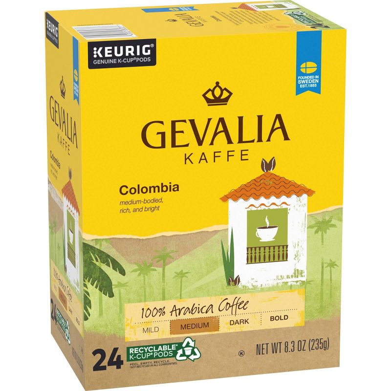 Gevalia Colombia Medium Roast Coffee Pods - 24ct