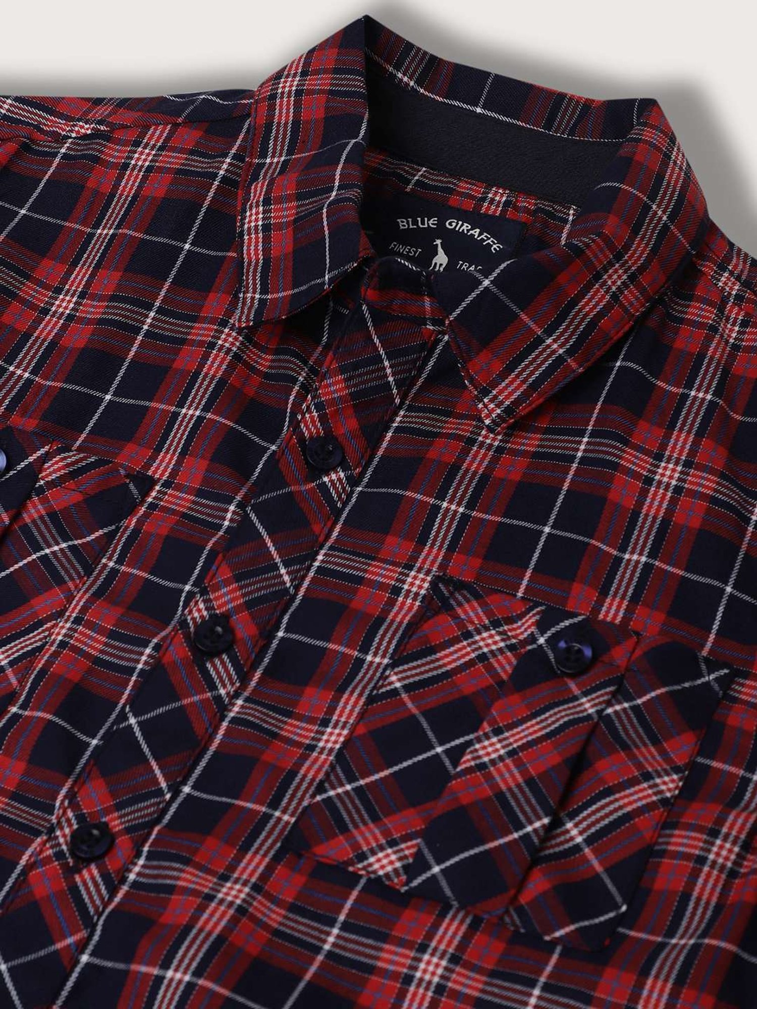 Pantaloons Baby White Cotton Printed Shirt