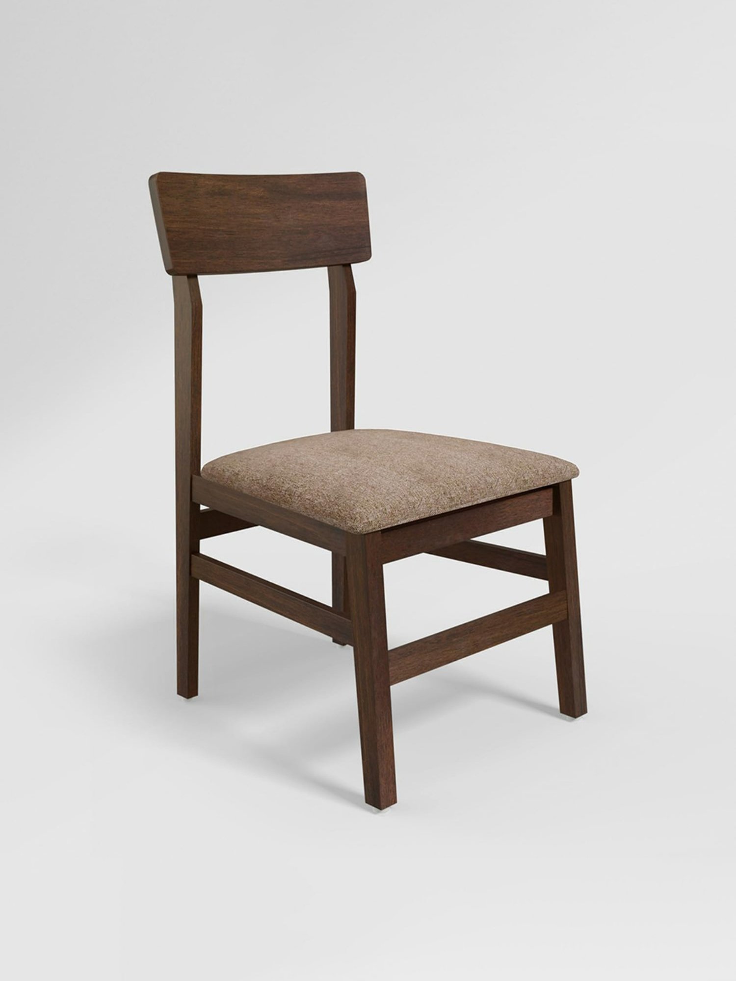 Nilkamal Olivia Brown Solid Wood - Rubberwood 6 Seater Dinning Table set