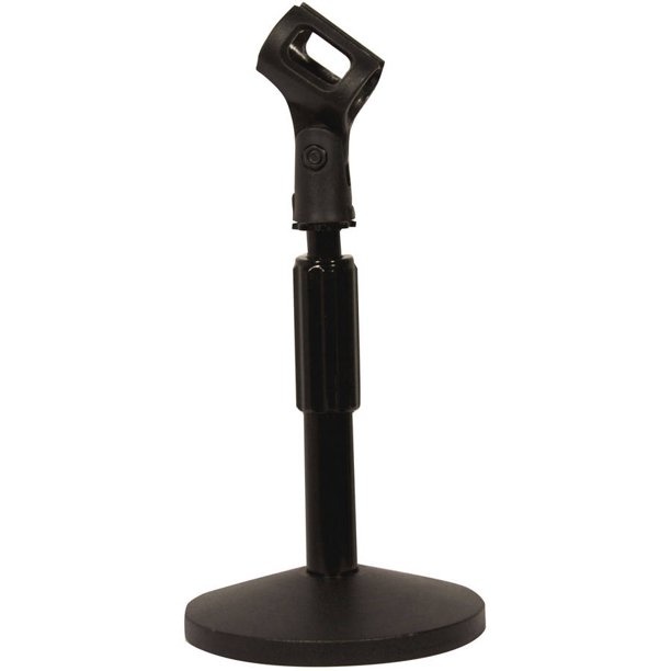 Adjustable Table/Bass Drum Microphone Stand with Mic Clip Holder