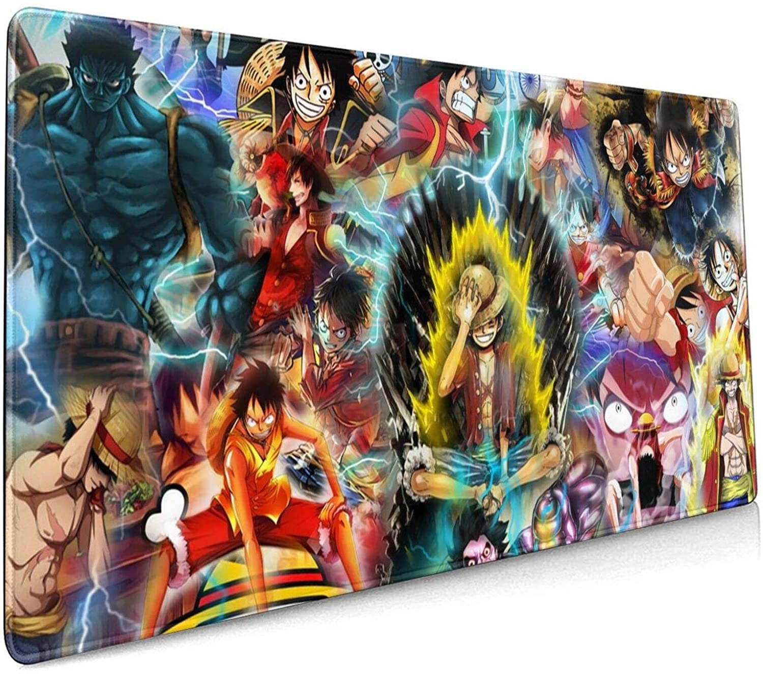 One_Piece Mouse Pad Anime Mouse Pad Gaming Mouse Pad Large Mouse Pad,Extended Desk Mat Desk Pad for Keyboard and Mouse Suitable.15.7&times;35.4 in E