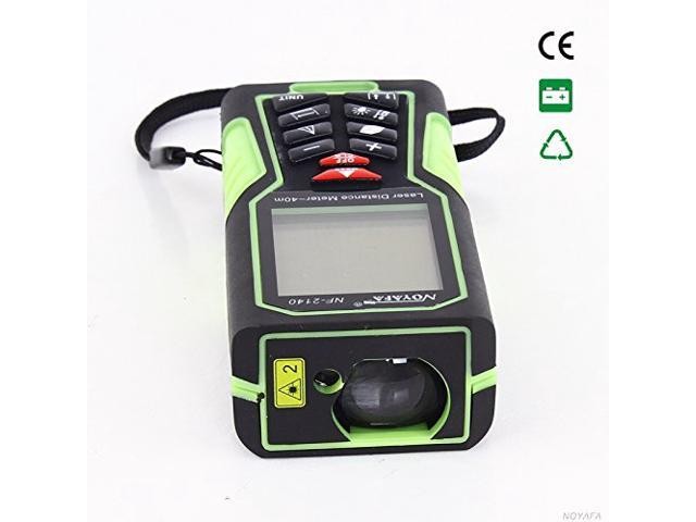 NOYAFA NF-2140 Laser distance & Area & Volume & Length Handheld Laser Distance Meter Digital Laser Range Finder Laser Tape Measure 40M Area/volume/Angle Tester tool Lofting function