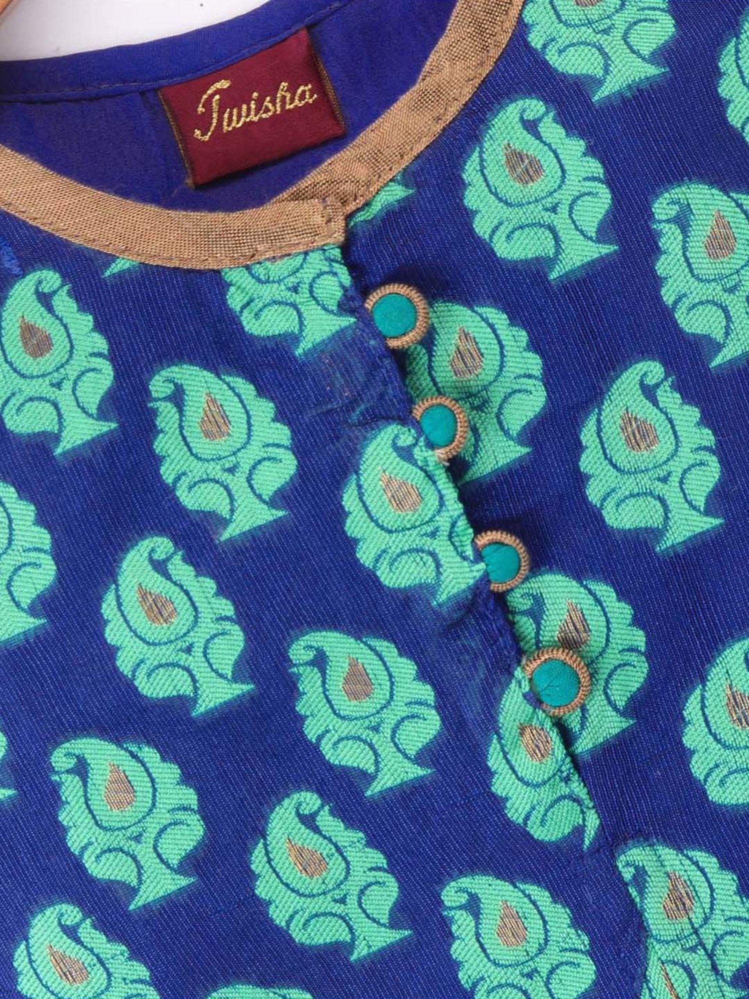 TWISHA Kids Blue Printed Top Set