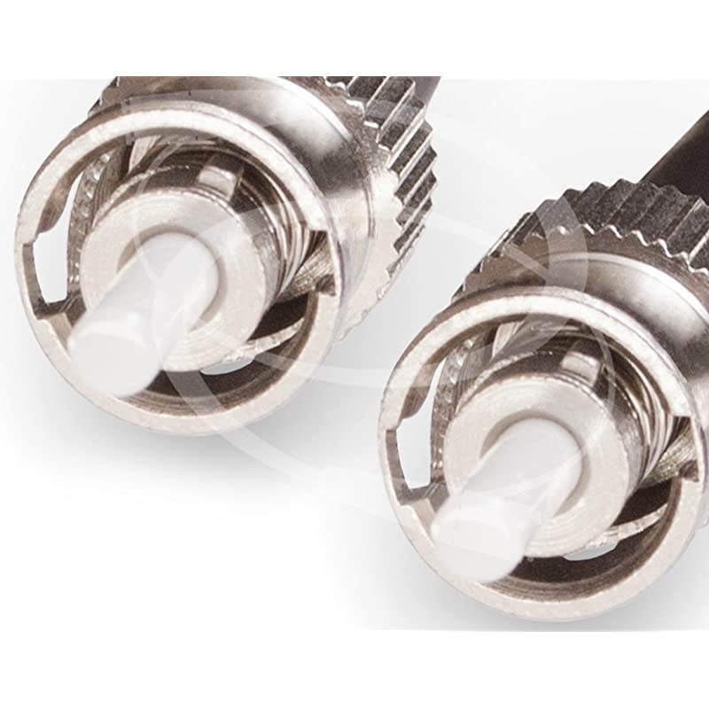 50M OM1 LC ST Fiber Patch Cable | 1Gb Duplex 625125 LC to ST Multimode Jumper 50 Meter 164ft | Length Options 05M 300M | 1gb 10gb lcst mmf UPC sfp 1gbase mmd PVC ofnr