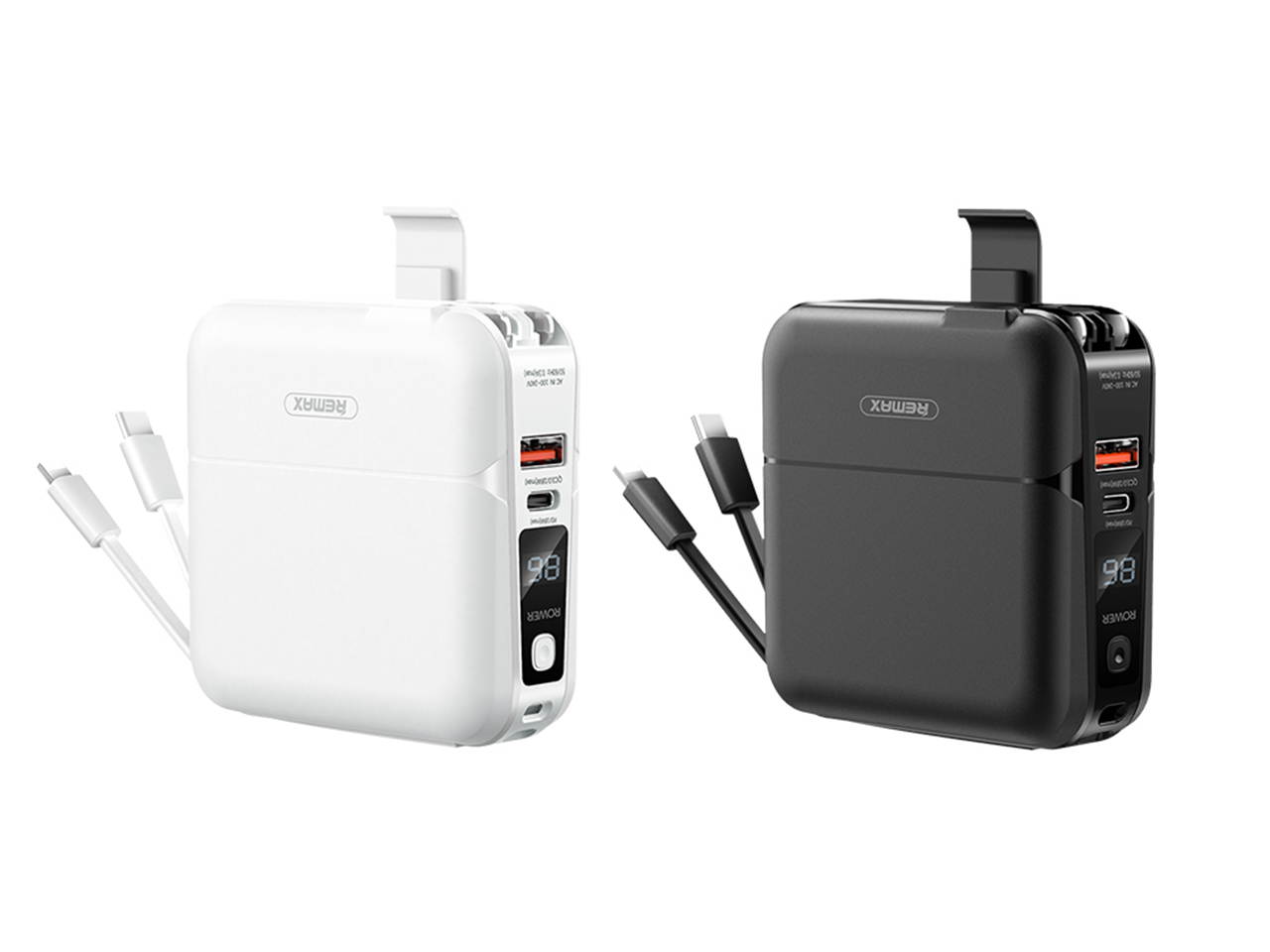 Power Bank Charger 15000 mAh 2 in 1 Portable Charger with Dual USB Ports,Foldable US Plug ,Type C Quick Charger Compatible with Macbook Air ,iPhone 12, iPhone 11, iPhone Xs Max, iPad Air/Pro and more