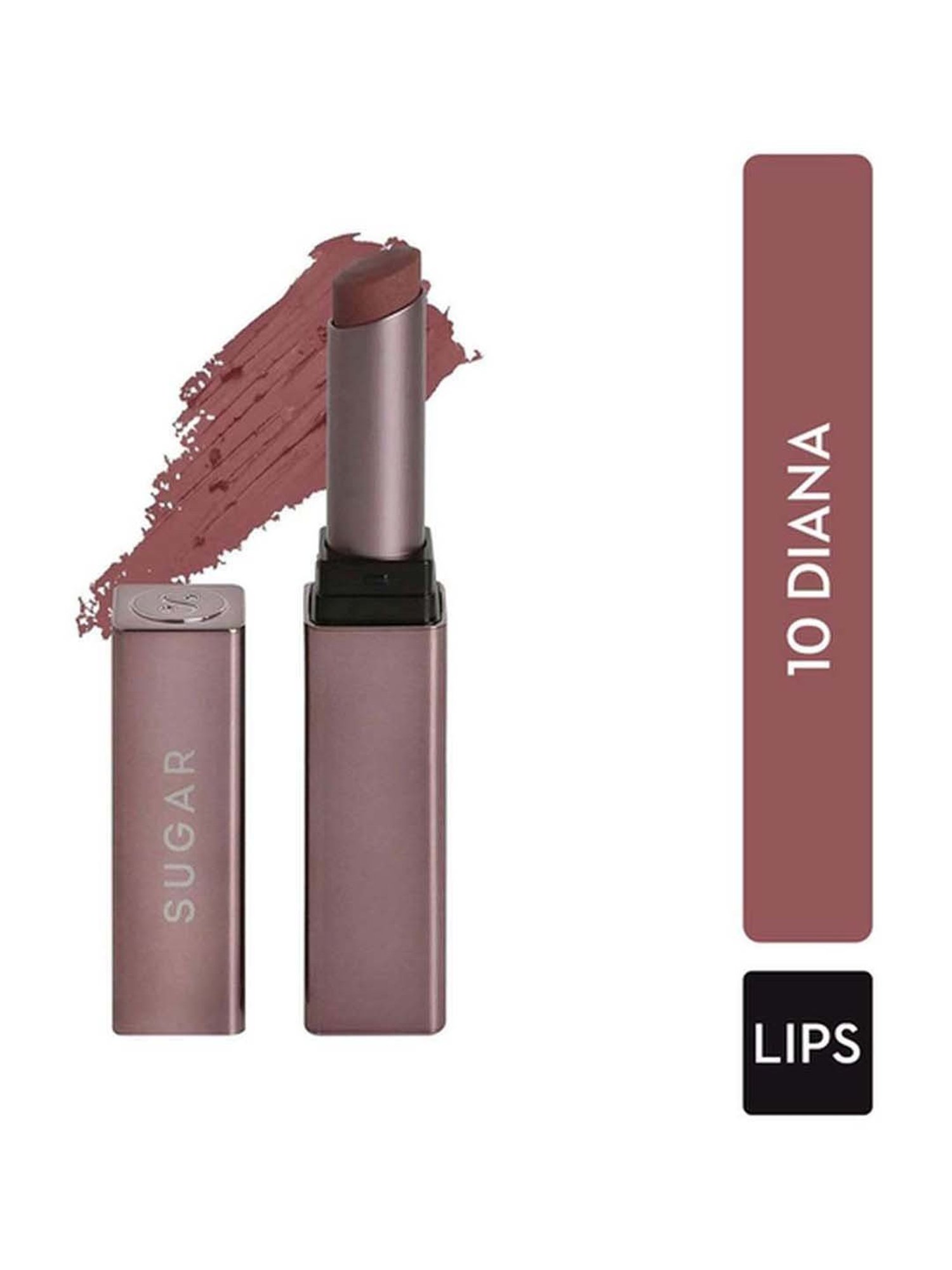 Sugar Cosmetics Mettle Satin Lipstick 10 Diana - 2.2 gm