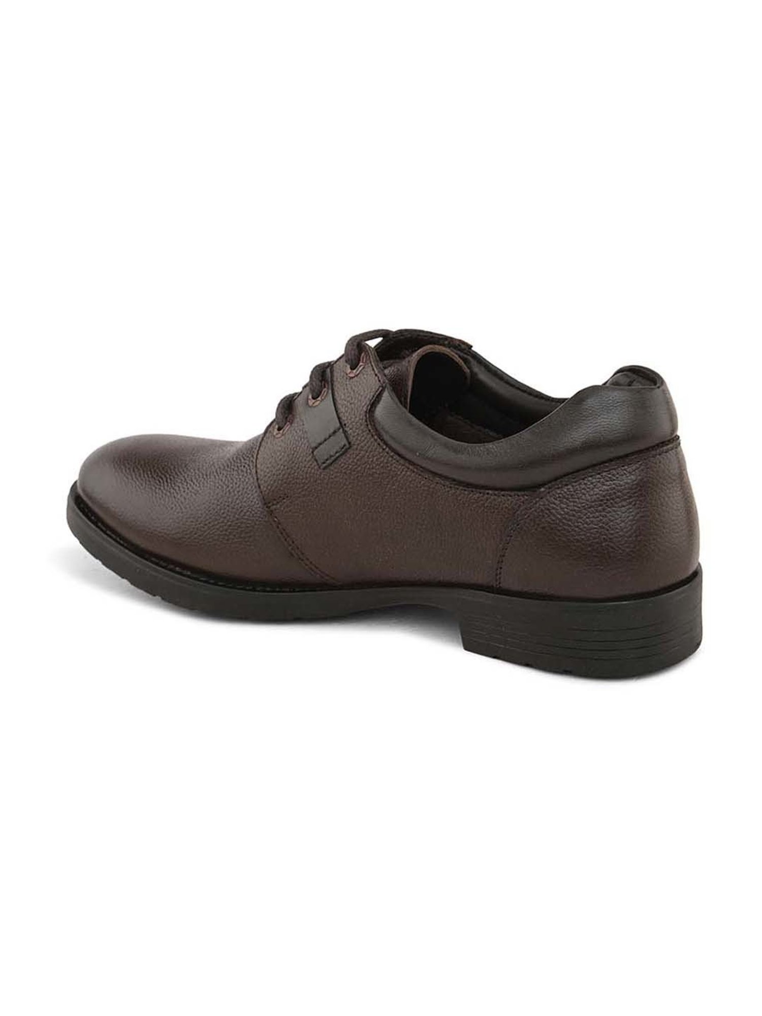Pelle Albero Men's Dark Brown Derby Shoes