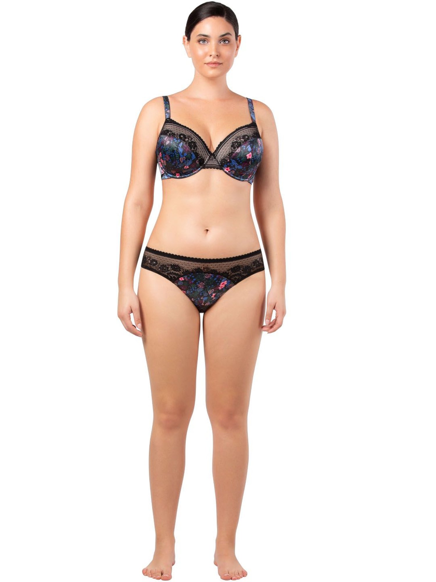 PARFAIT Black Under Wired Padded T-Shirt Bra