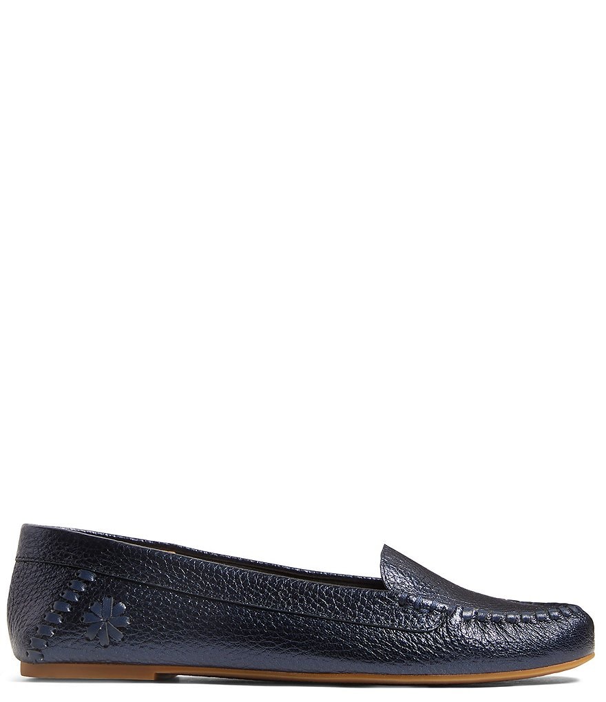 Jack Rogers Millie Leather Slip-On Moccasin Loafers