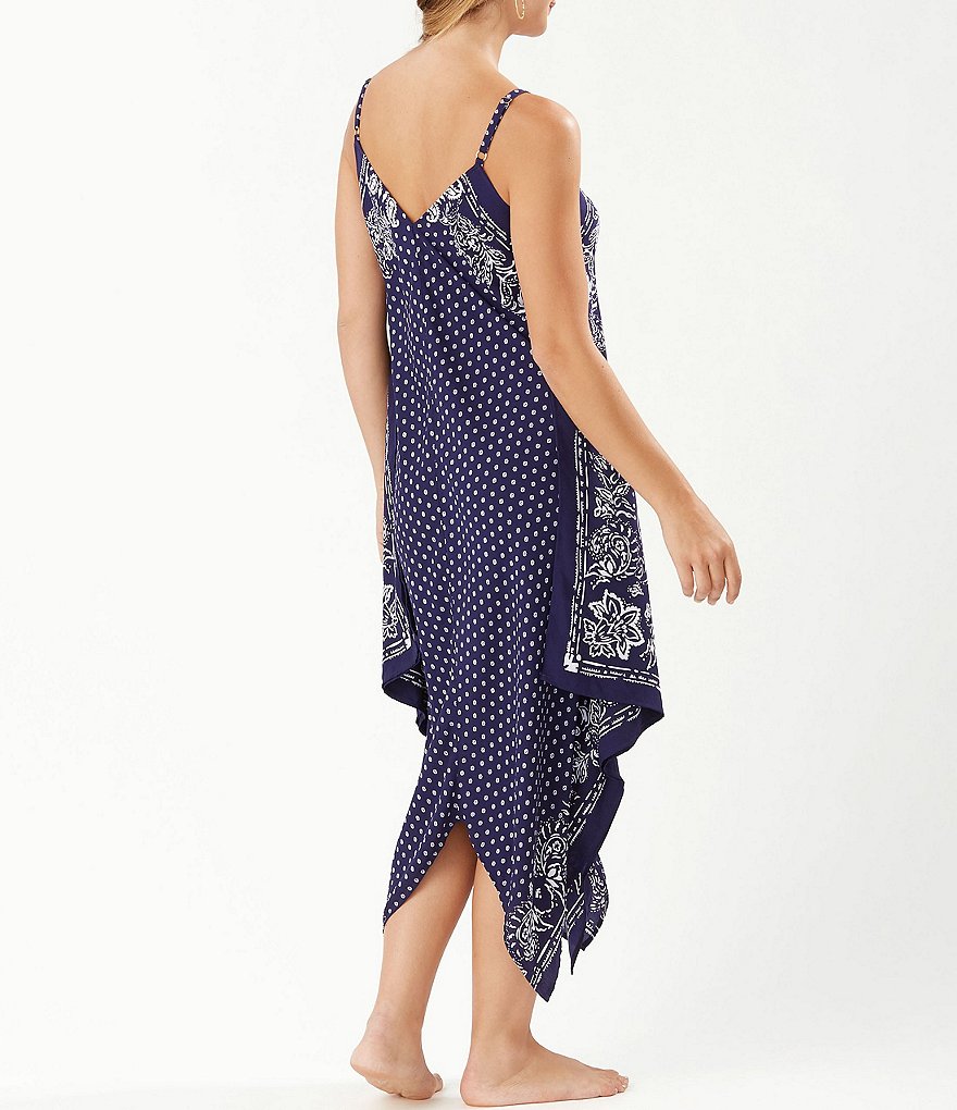 Becca by Rebecca Virtue Beach Date Hooded V-Neck Sleeveless Swim Cover Up Dress