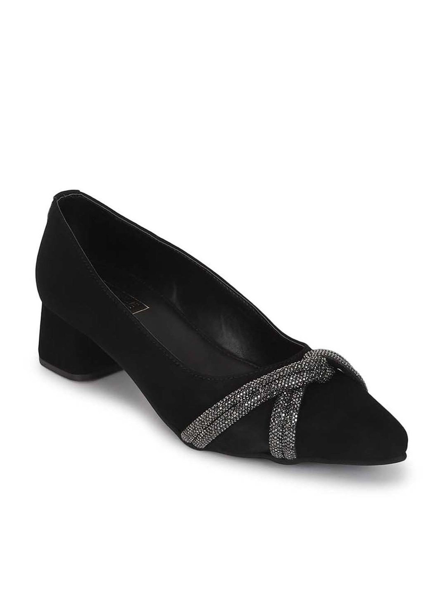 Truffle Collection Women's Black Casual Pumps