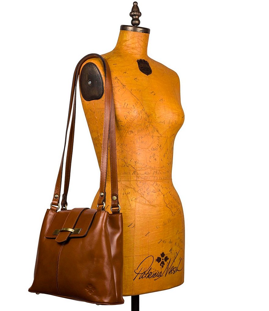 COACH Originals Swinger Nylon and Pebble Leather Shoulder Bag