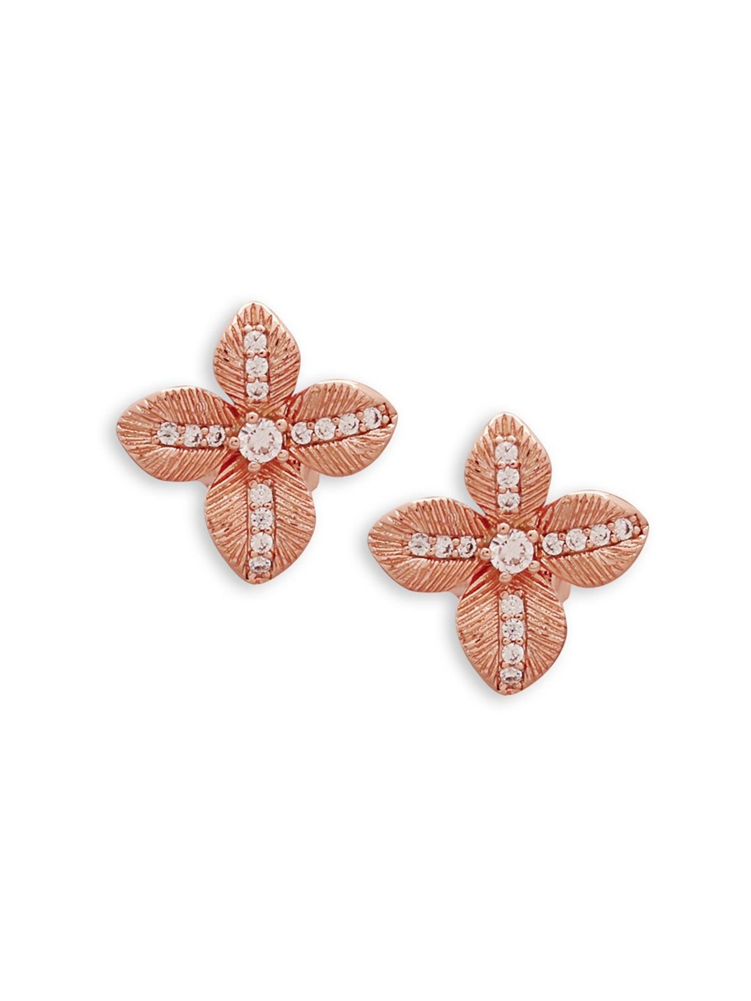 The Real Effect London Silver Stud Earrings for Women