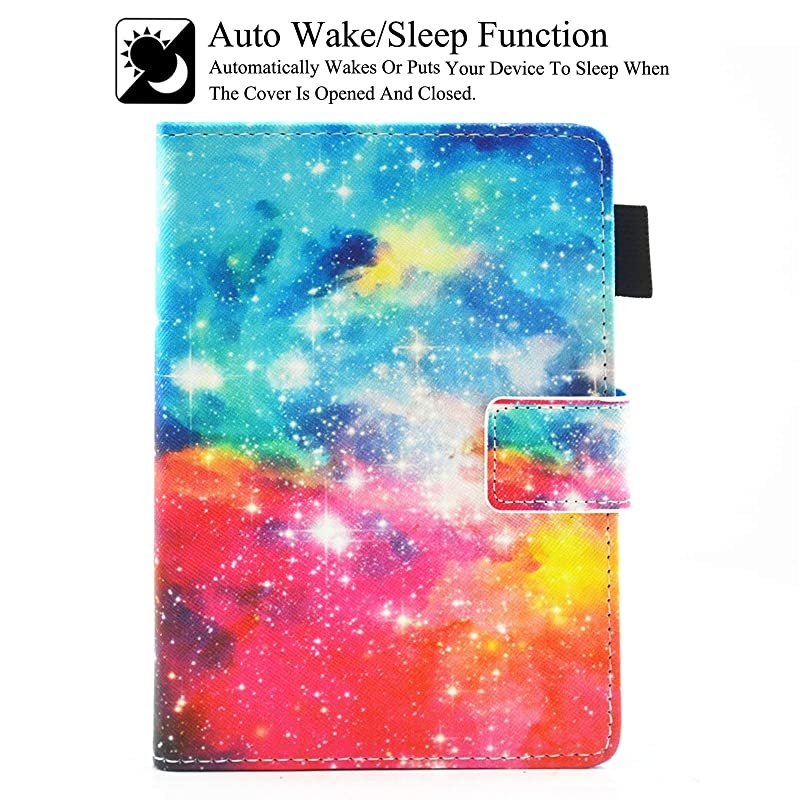 Kindle Paperwhite Case PU Leather Case with Auto WakeSleep Smart Cover Thinnest and Lightest Case for  Kindle Paperwhite Fits All 2012 2013 2015 and 2016 Versions Starry