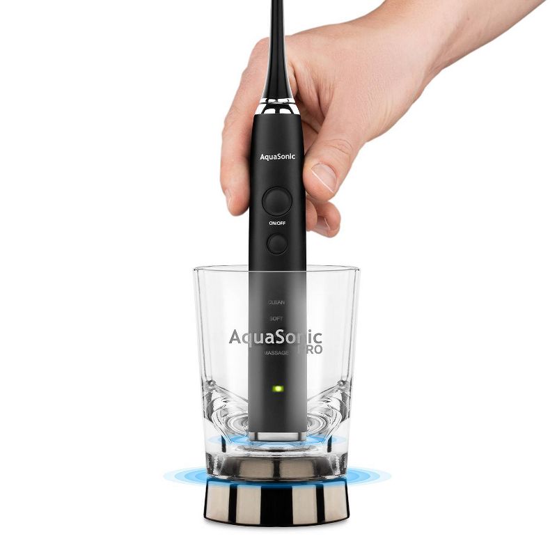Aquasonic Pro Series Electric Toothbrush - Black