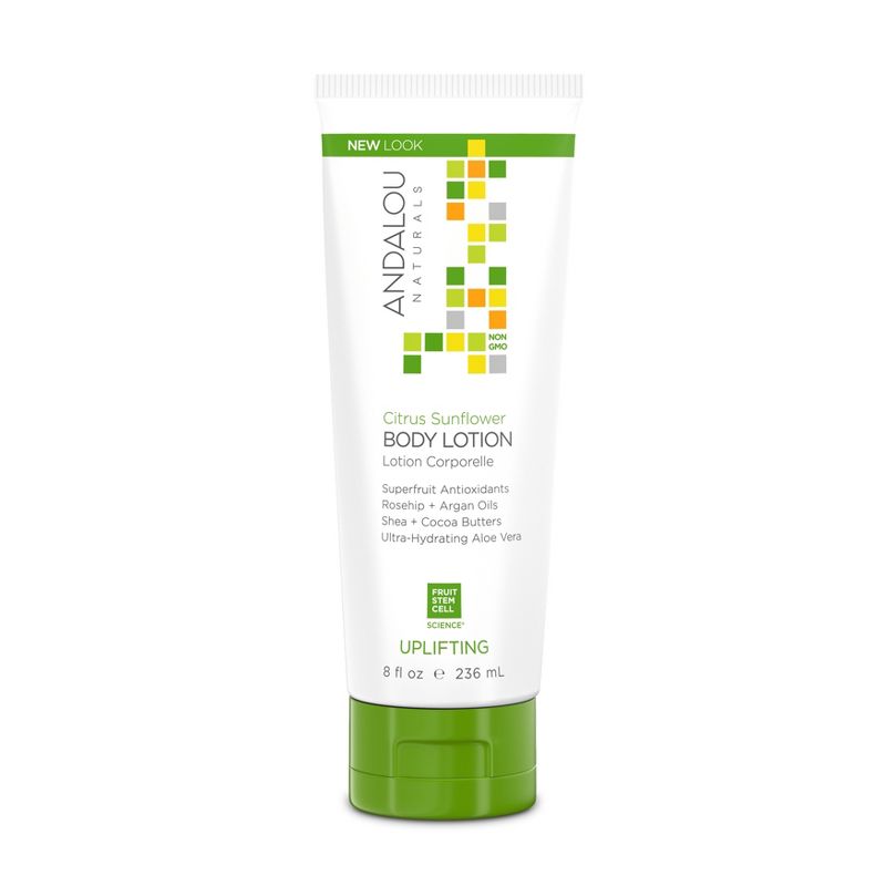 Andalou Naturals Uplifting Citrus Sunflower Body Lotion - 8 fl oz