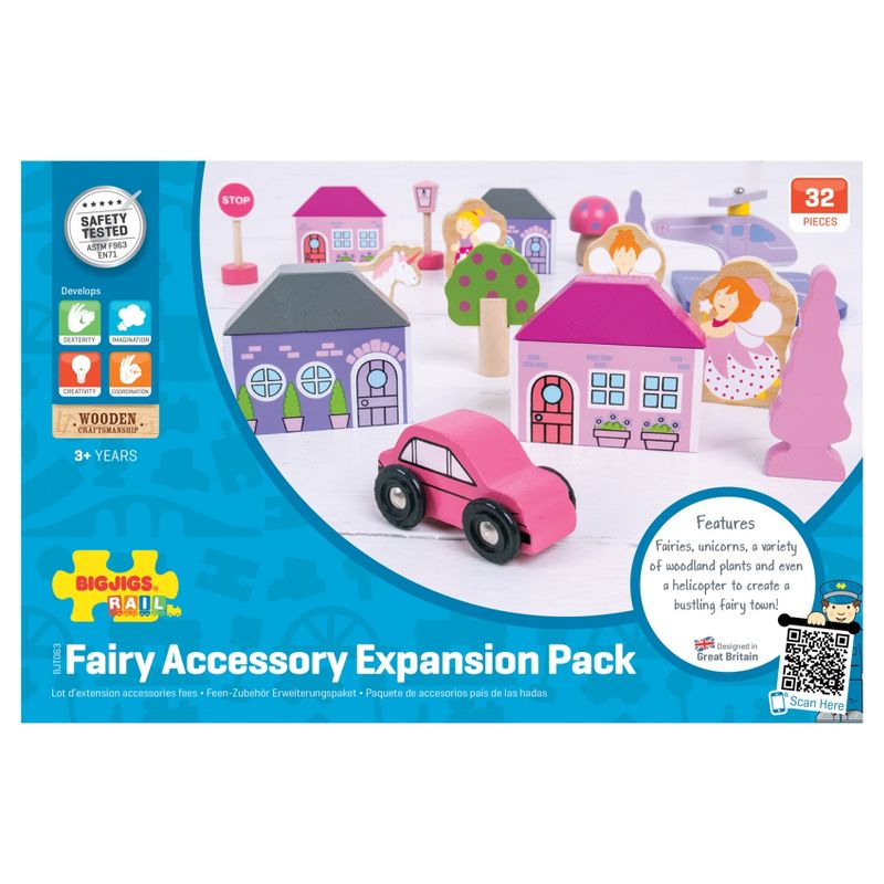 Bigjigs Rail Fairy Accessory Expansion Pack Wooden Railway Train Set Accessory