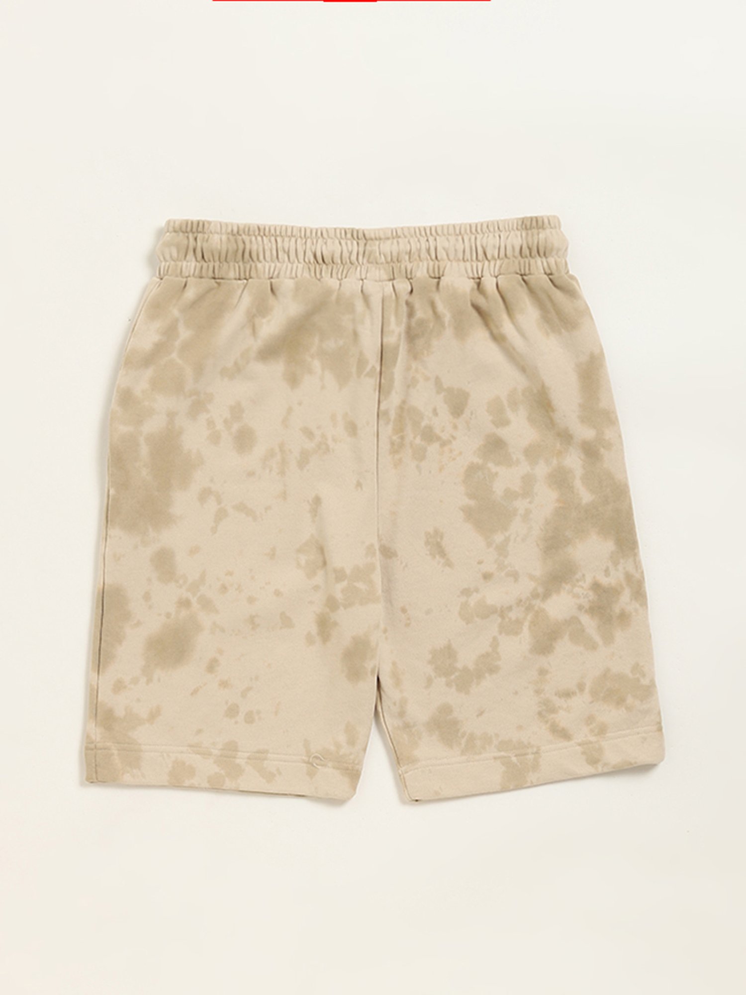 Y&F Kids by Westside Beige Splatter Print Mid Rise Shorts
