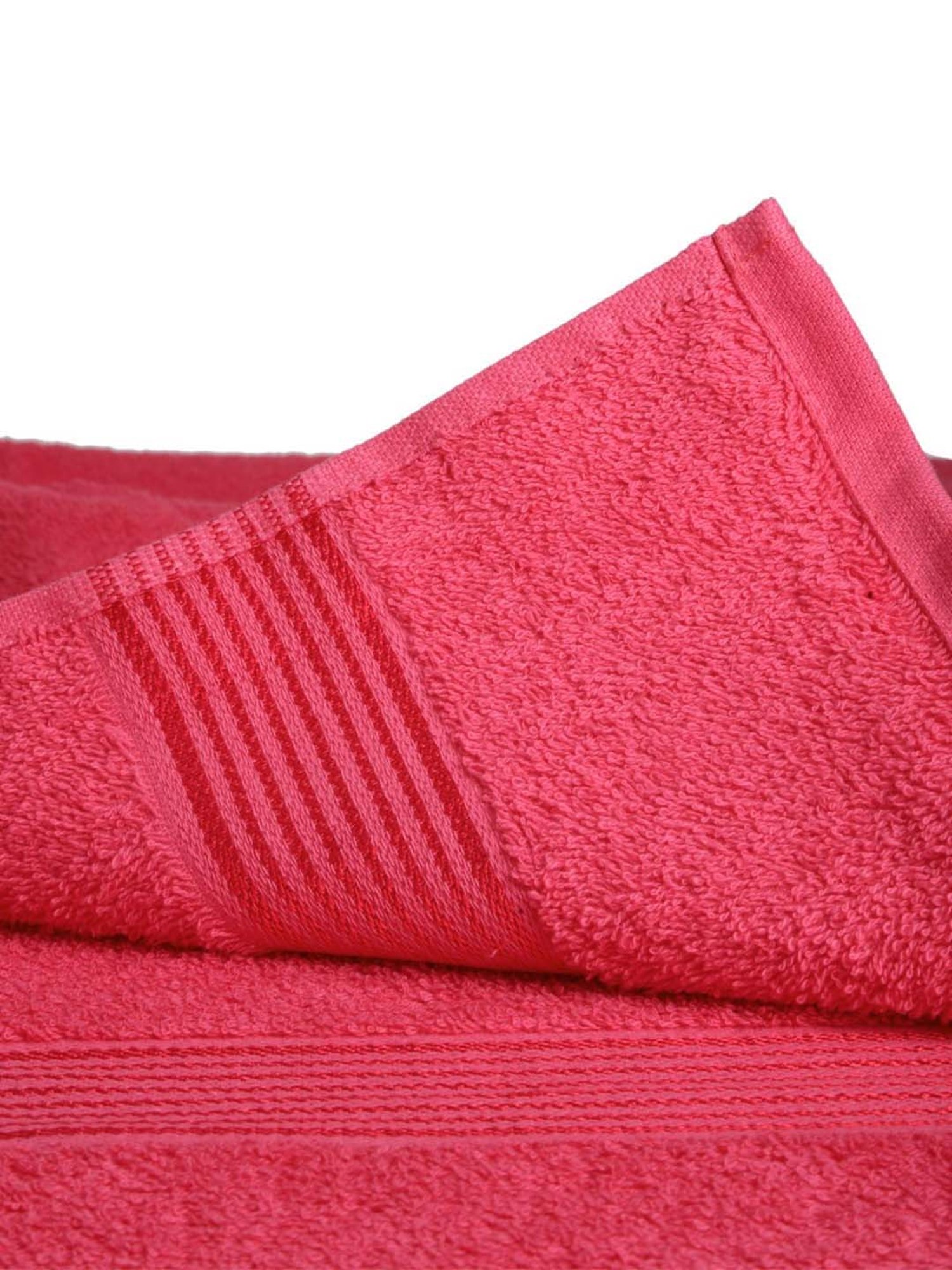 LORENA 100% Cotton Super-Soft Terry Towels -2pc Bath Towel (d`ross) solid-multi