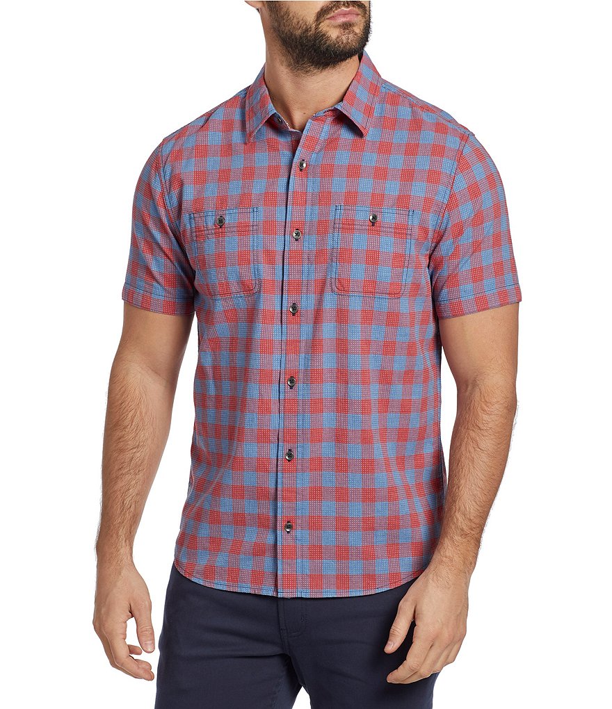 Flag and Anthem Sennett Short-Sleeve Textured Shirt