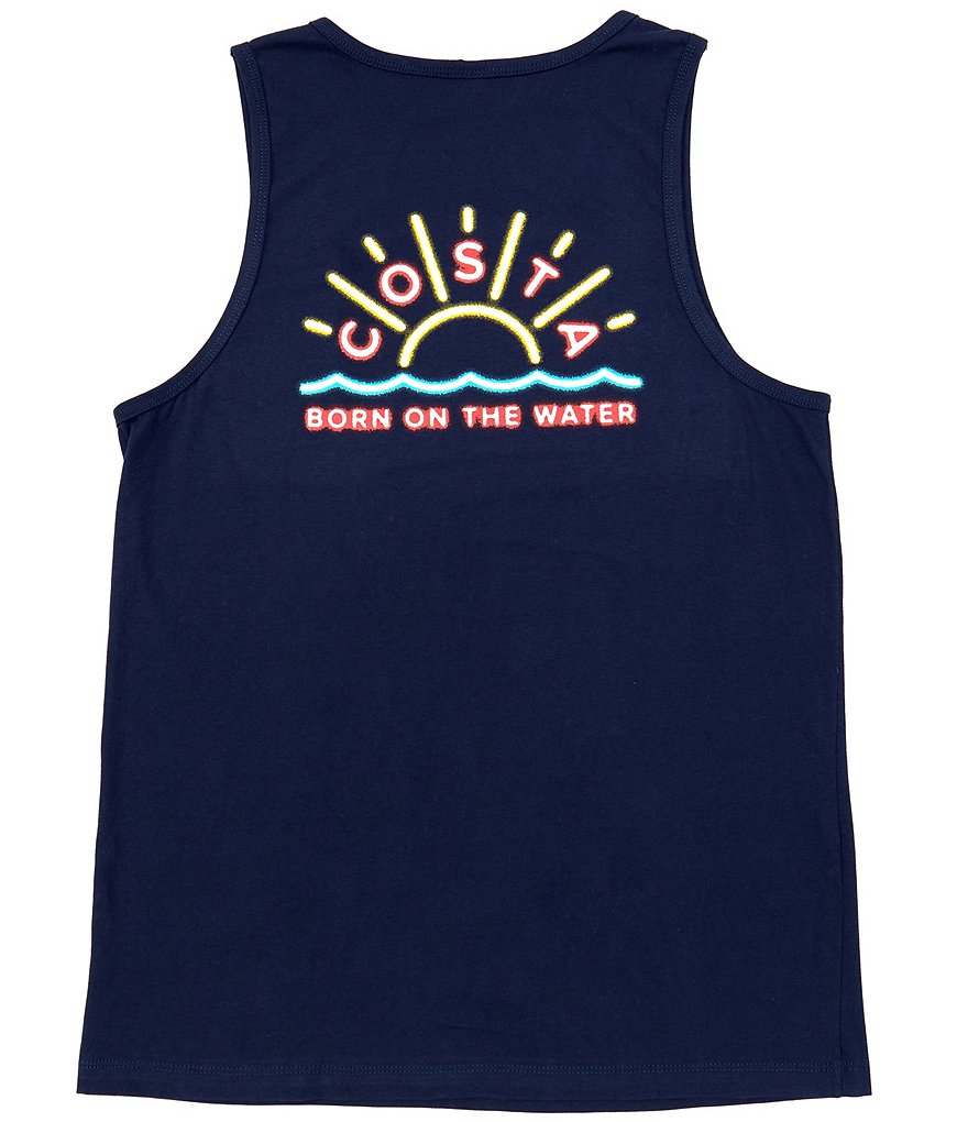 Costa Neon Sun Graphic Sleeveless Tank