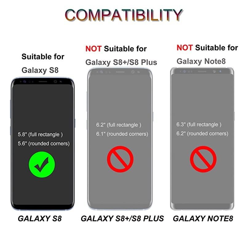 Samsung Galaxy S8 Case Cover Wallet Brown for Men Women  S8 Leather Flip Case with Magnetic Closure Card Holder Kickstand Business Style Full Body Protective Phone Case Cover for Galaxy S8