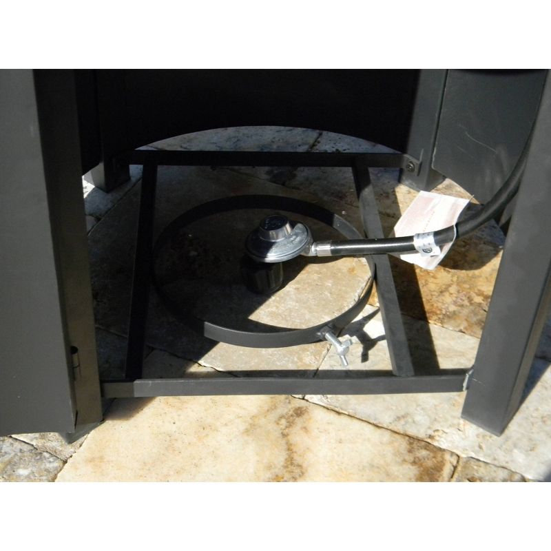 Round Tile Top Outdoor Fire Pit - AZ Patio Heaters