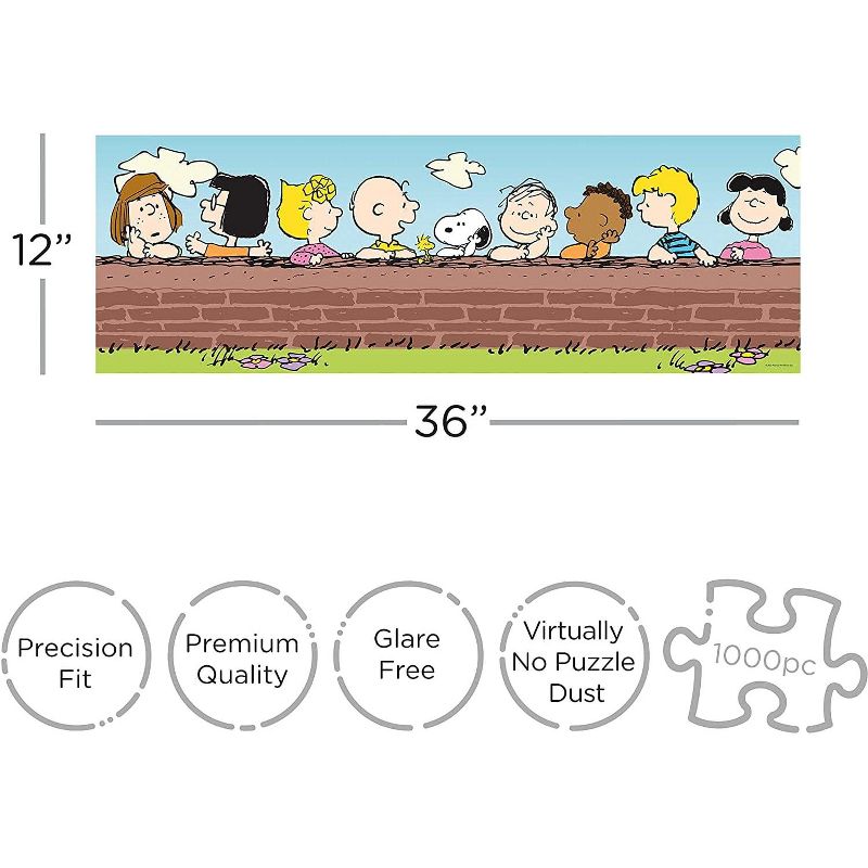 NMR Distribution Peanuts Characters 1000 Piece Slim Jigsaw Puzzle
