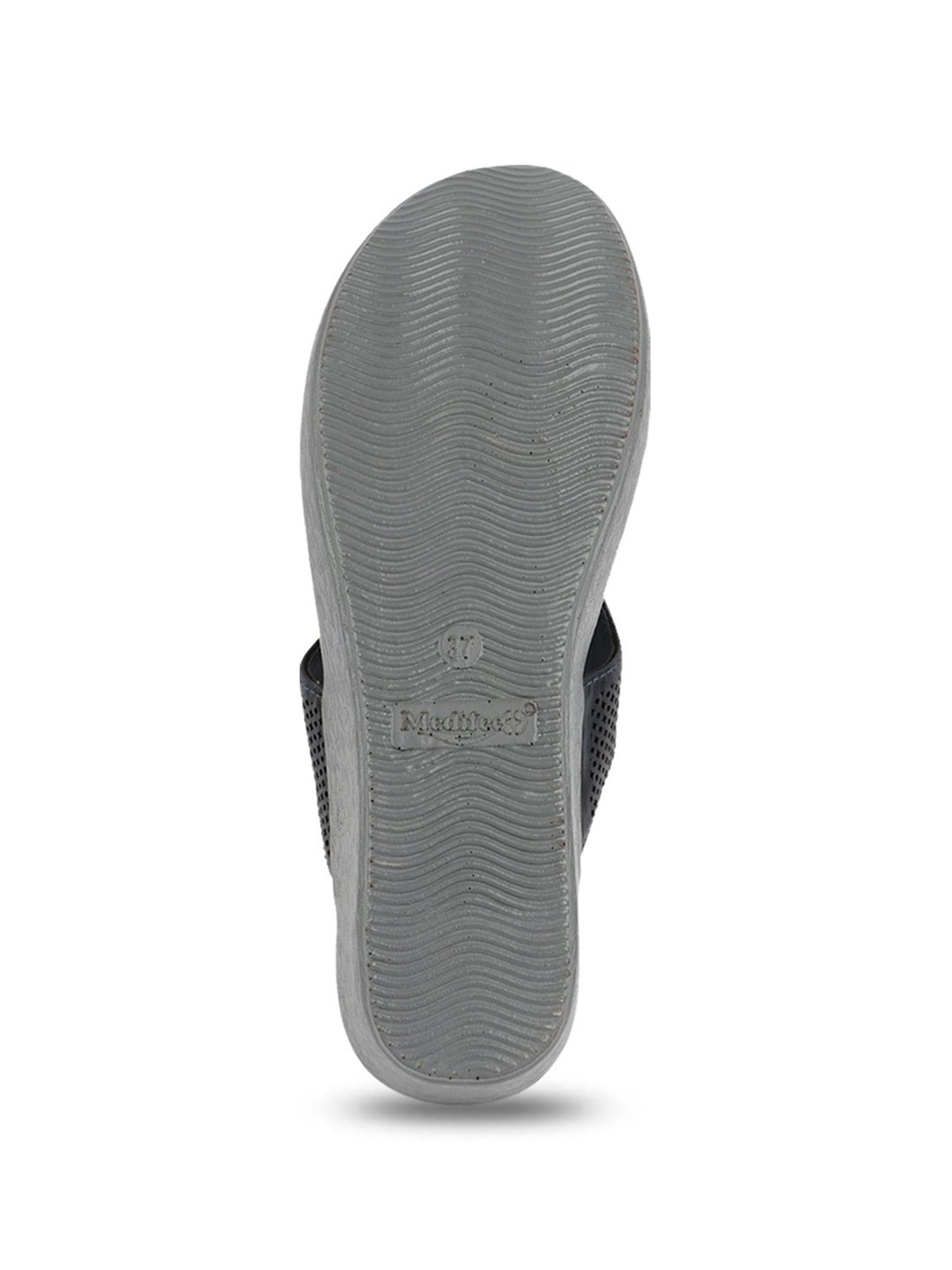 MediFeet Women's Coal Thong Wedges