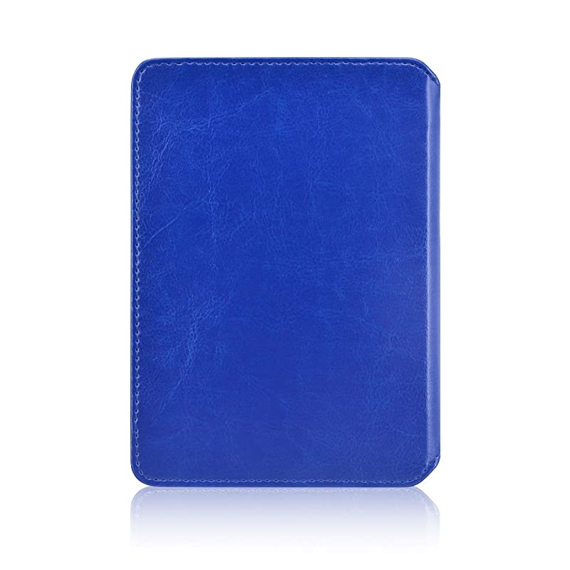 Case Fits All-New Kindle 10th Generation 2019 and 8th Gen 2016 ONLY (NOT FIT Kindle Paperwhite/Kindle Oasis), Folio Smart Leather Cover with Auto Wake Sleep & Front Pocket, Royal Blue
