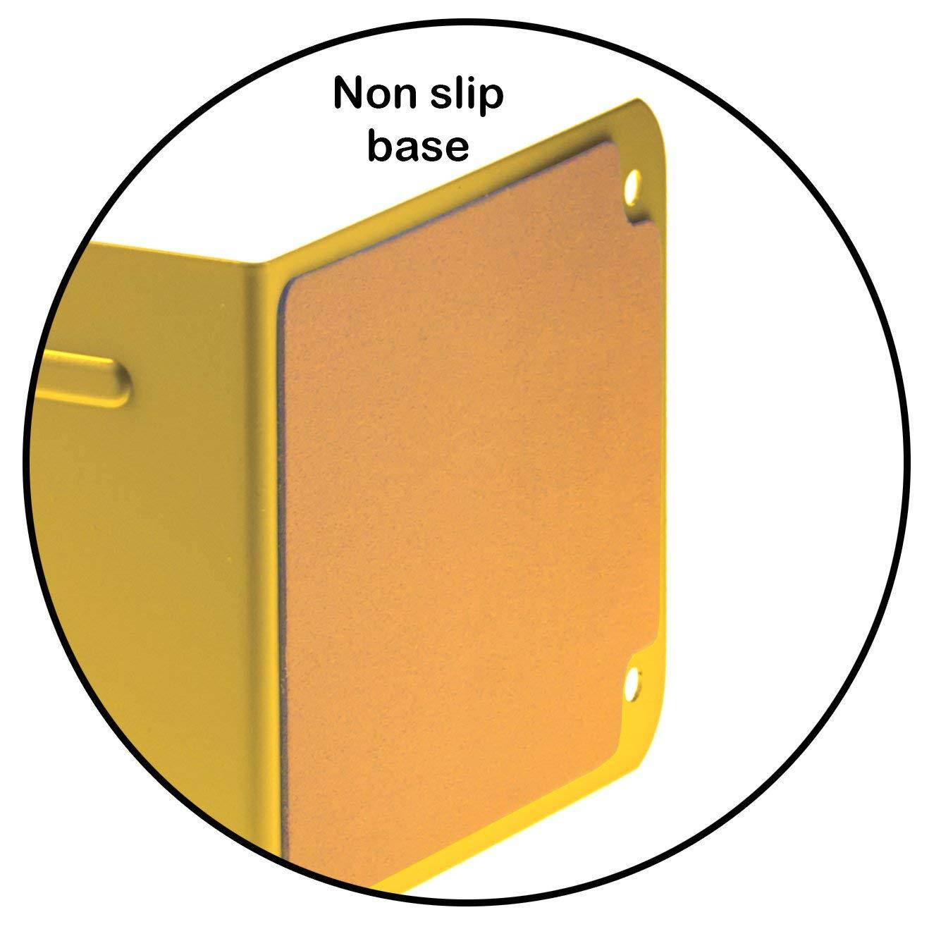 Acrimet Jumbo Premium Bookends 9" (Yellow Color) (1 Pair)