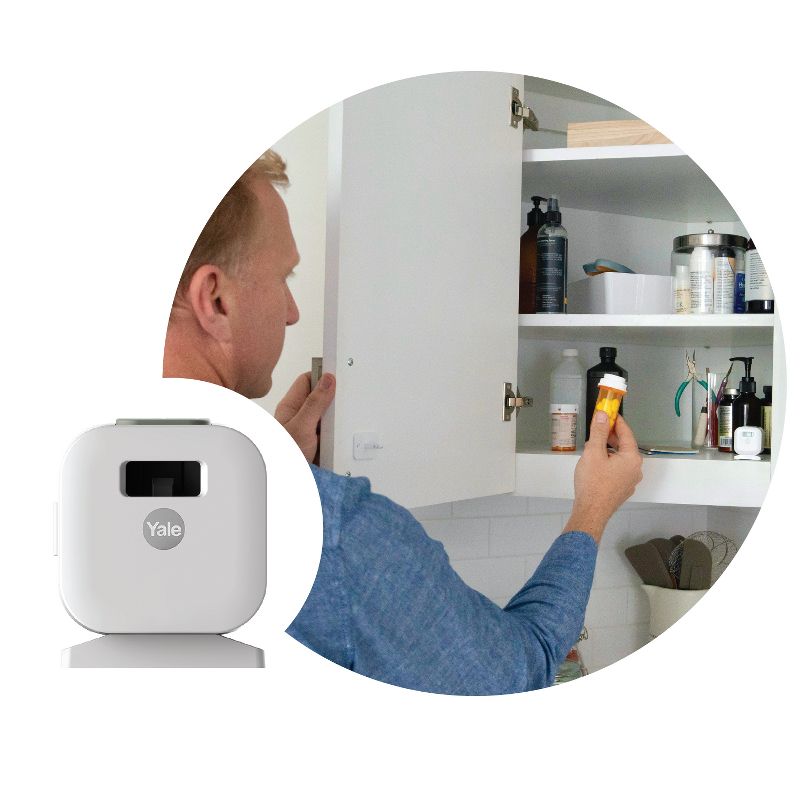 Yale YRCB-490-CB1-WSP Smart Cabinet Lock with Connect Wi-Fi Bridge