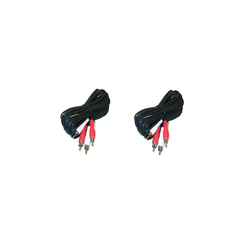 Pack RCA Stereo Audio Extension Cable RCA Male to RCA Male 1Feet CNE501074