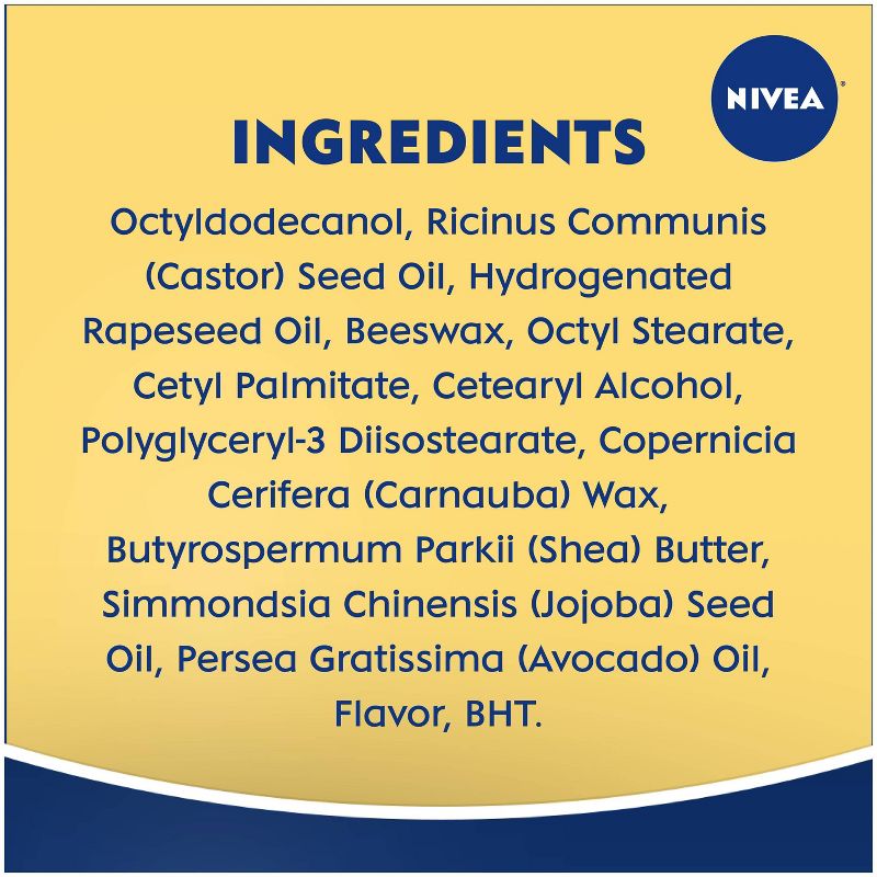 NIVEA Moisturizing Lip Balm - 0.34oz/2pk