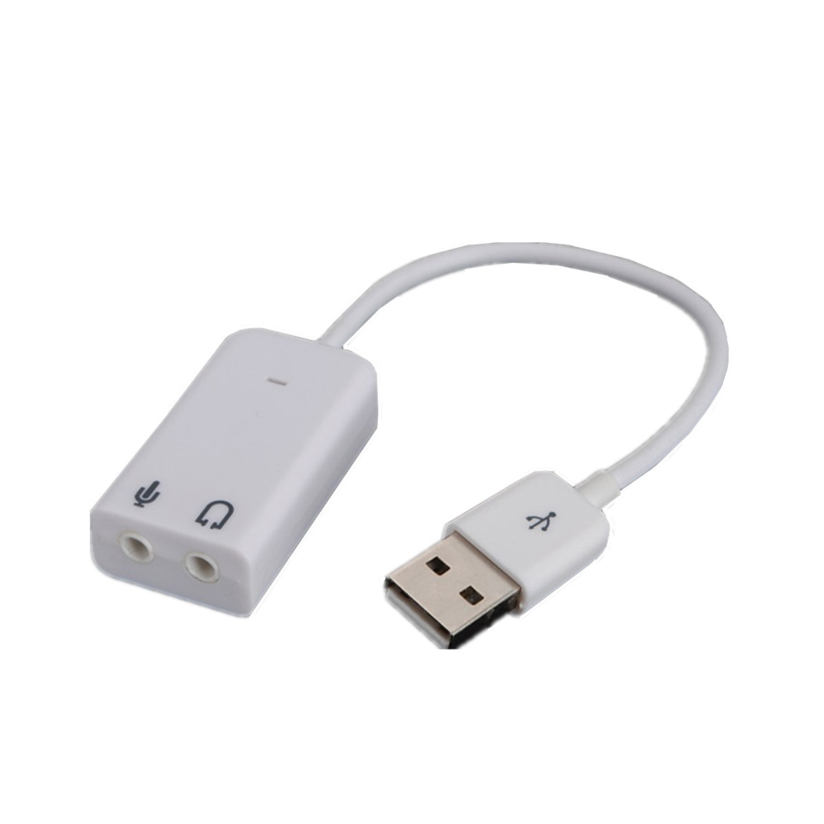 USB 2.0 External 3D Virtual 7.1 Channel Audio Sound Card Adapter for PC Laptop WIN 7 MAC