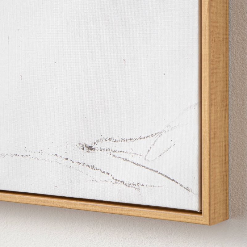 30"x 36" Nebulous Thin Light wood Frame Canvas - Threshold™ designed with Studio McGee