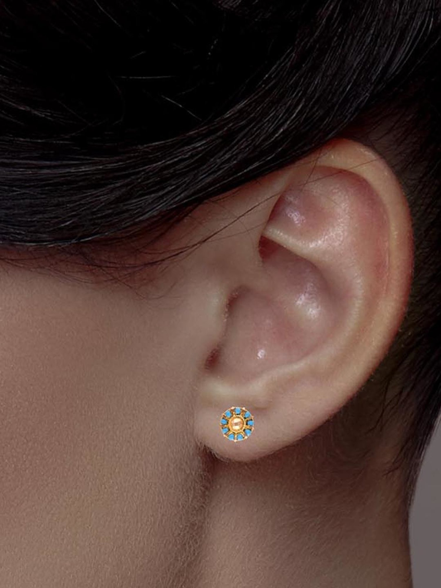 CKC 22k Gold Earrings for Women