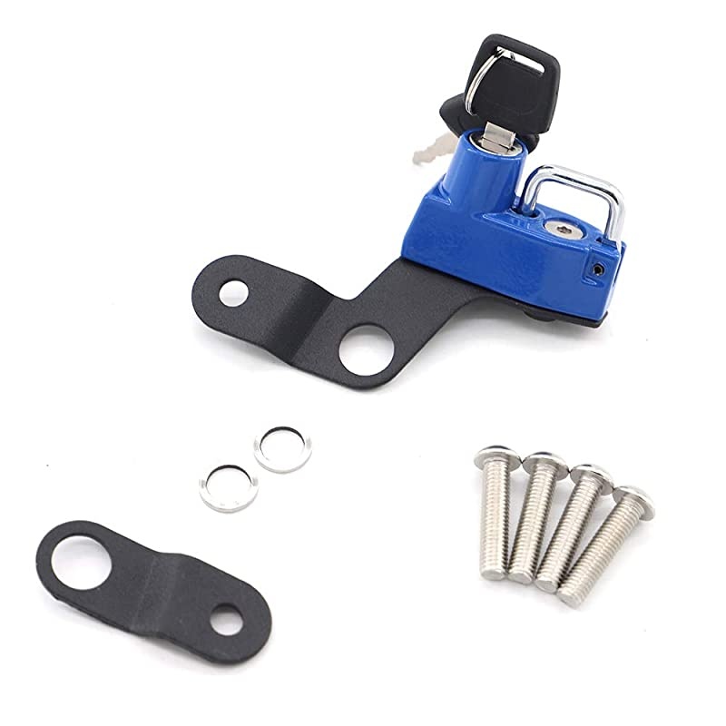 Helmet Lock Anti-Theft For Suzuki GSX1300R Hayabusa 2008 and later - Blue