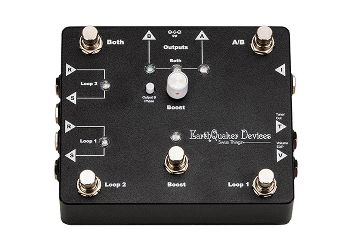 earthquaker devices swiss things guitar effects pedalboard reconciler