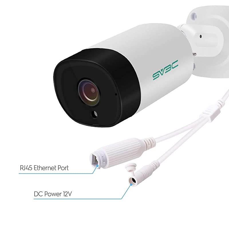 Outdoor IP Camera POE Onvif H265  UltraHD 4K 8MP POE Camera with Audio Recording 3840x2160 5mm Lens Heavy Duty Housing IP67 Waterproof WhiteSeries A