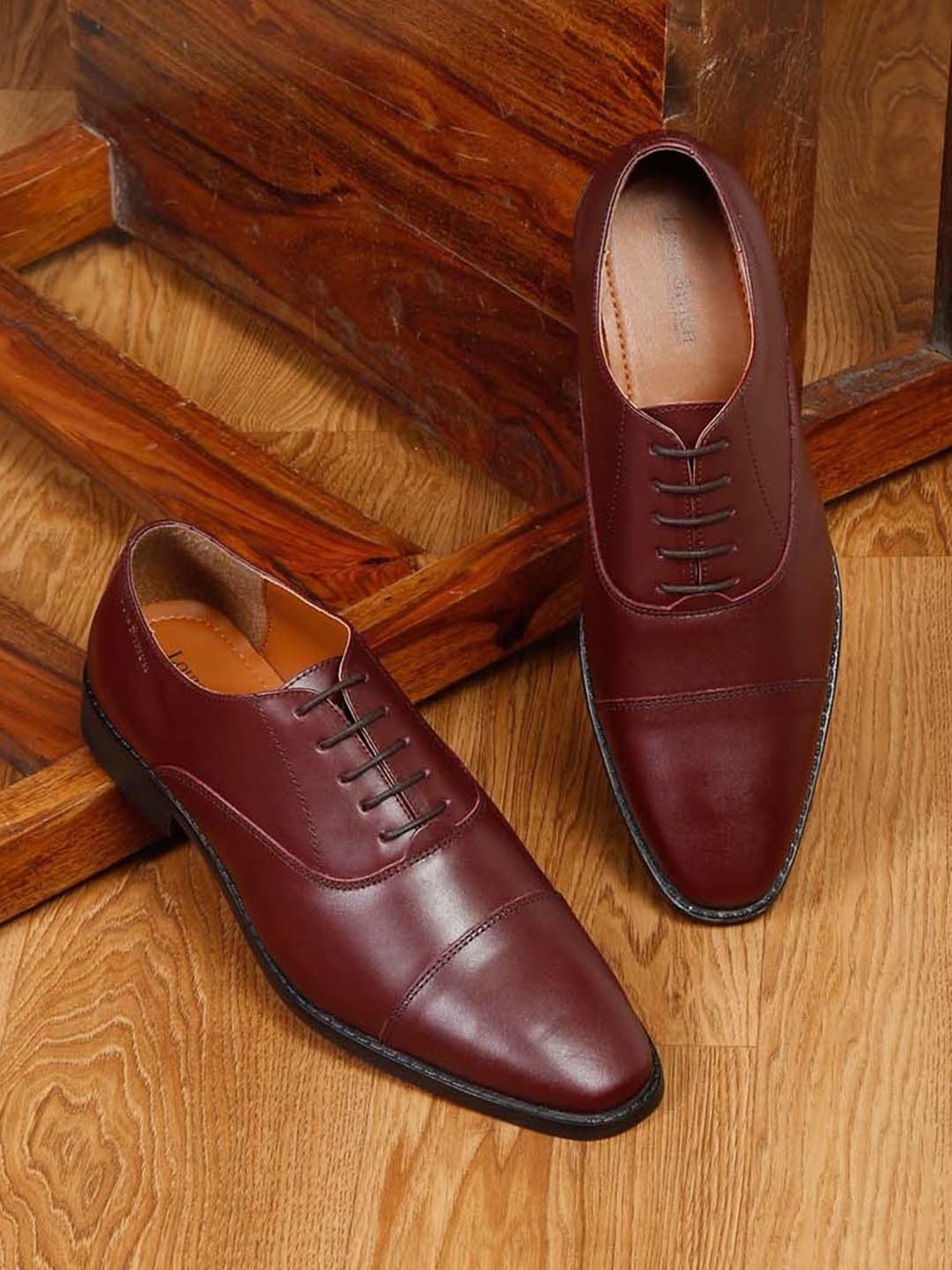 Louis Stitch Men's Rosewood Oxford Shoes