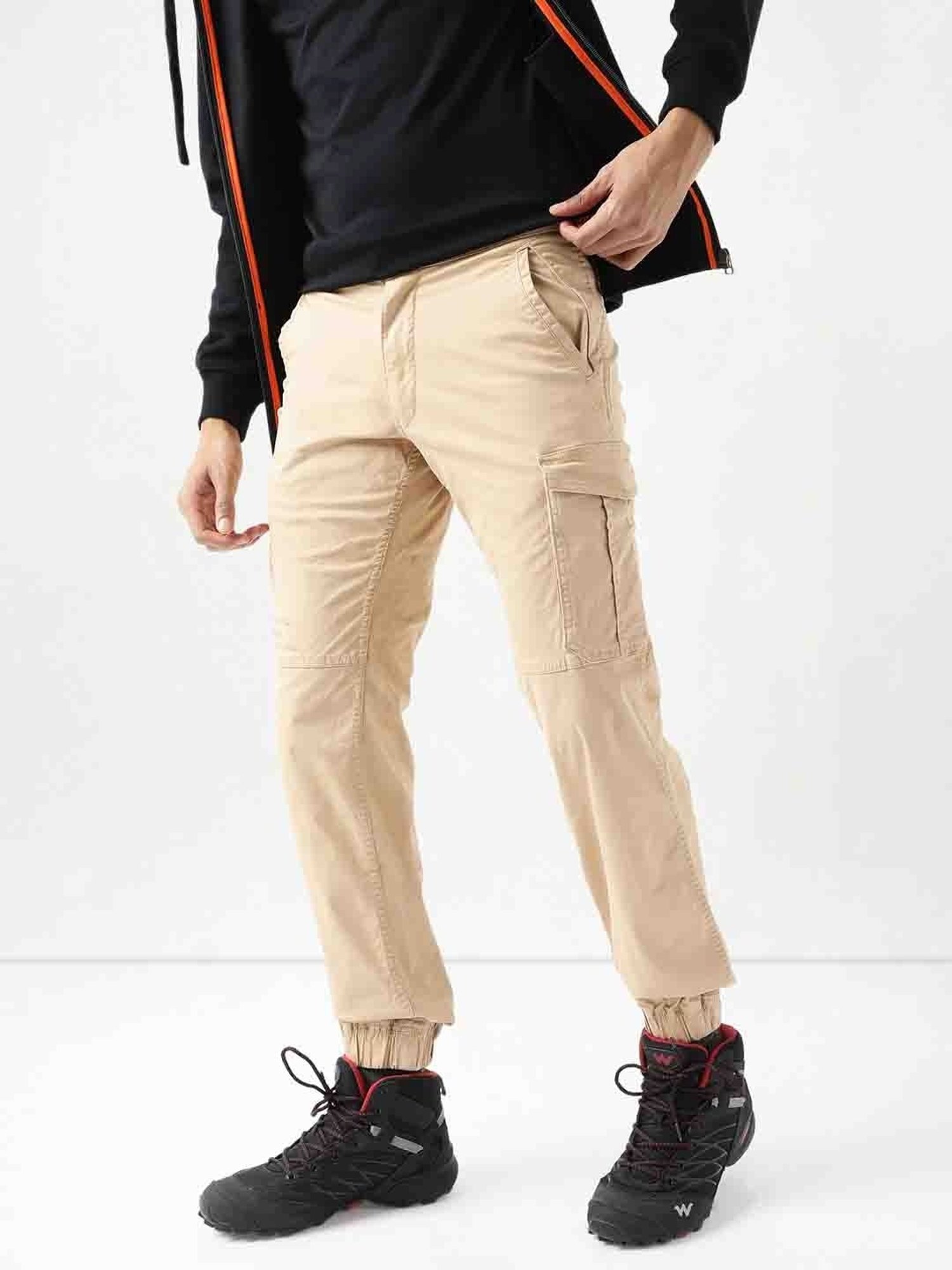 Wildcraft Light Khaki Regular Fit Cargos