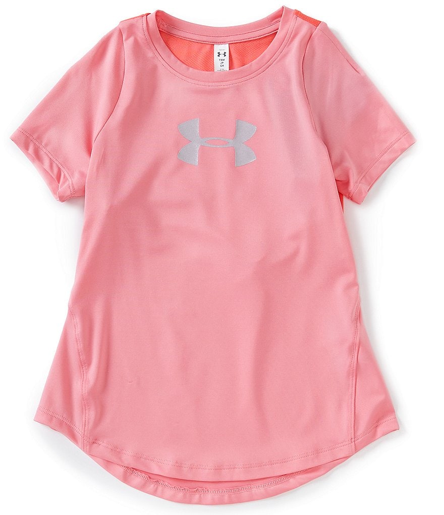 GB GB Girls Active Big Girls 7-16 Short Sleeve Tie-Dye Tee