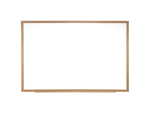 GHENT M2W-23-1 24"x36" Plastic Whiteboard, Gloss