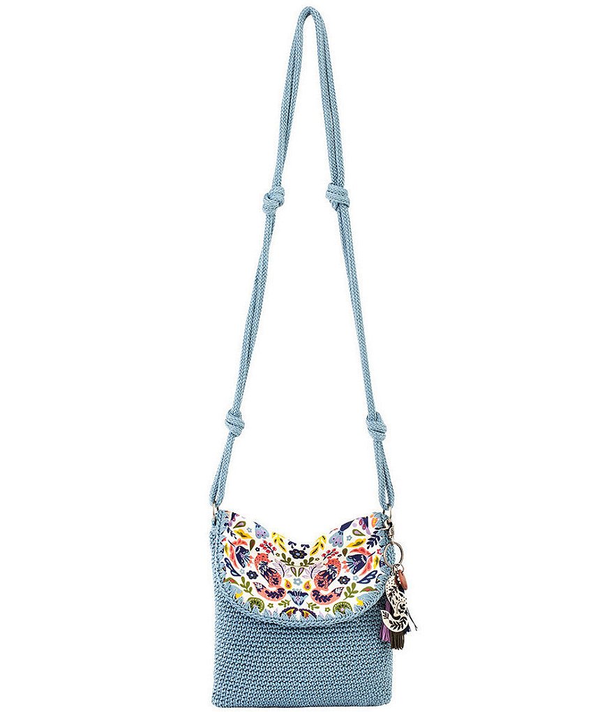 Sakroots Sayulita Hand-Crocheted Flap Crossbody Bag