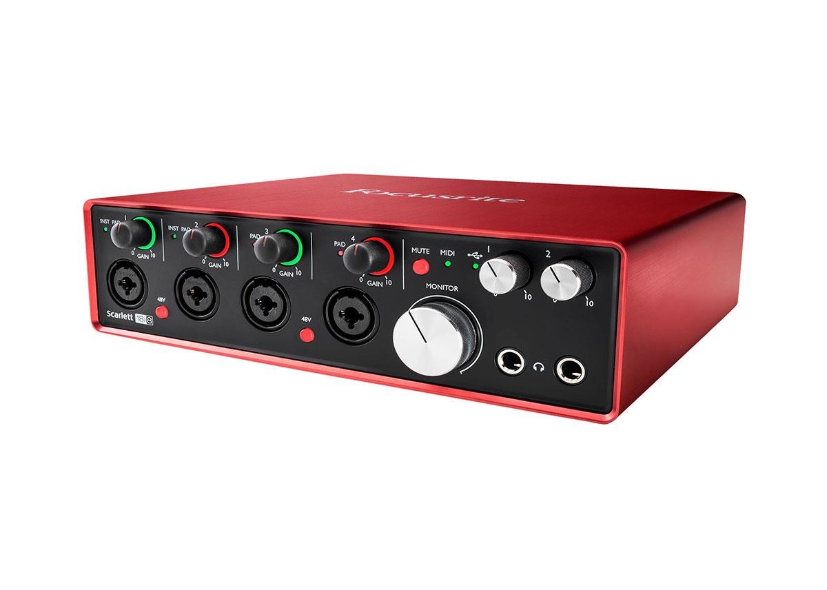 Focusrite Scarlett 18i8 2nd Gen 18 Input/8 Output USB 2.0 Audio Interface