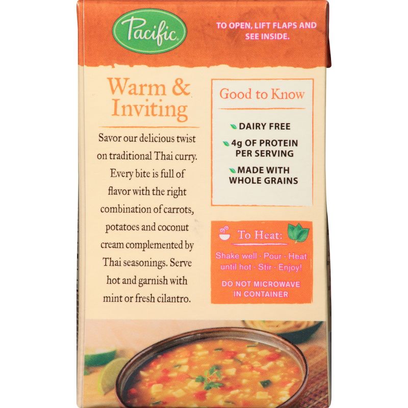 Pacific Foods Made With Organic Coconut Curry Soup - 17oz